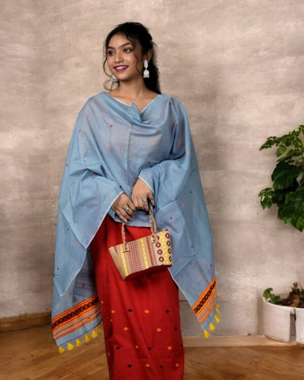 Dimasa Rikhaosa- Dupatta- Shawl &ndash; Traditional NorthEast