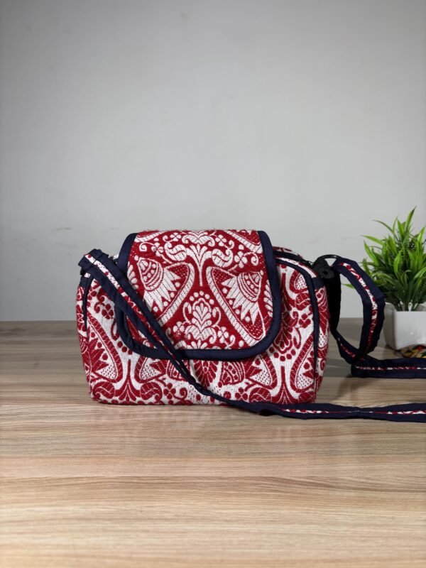 Traditional Small Side Bag - Gamosa Design &ndash; Traditional NorthEast
