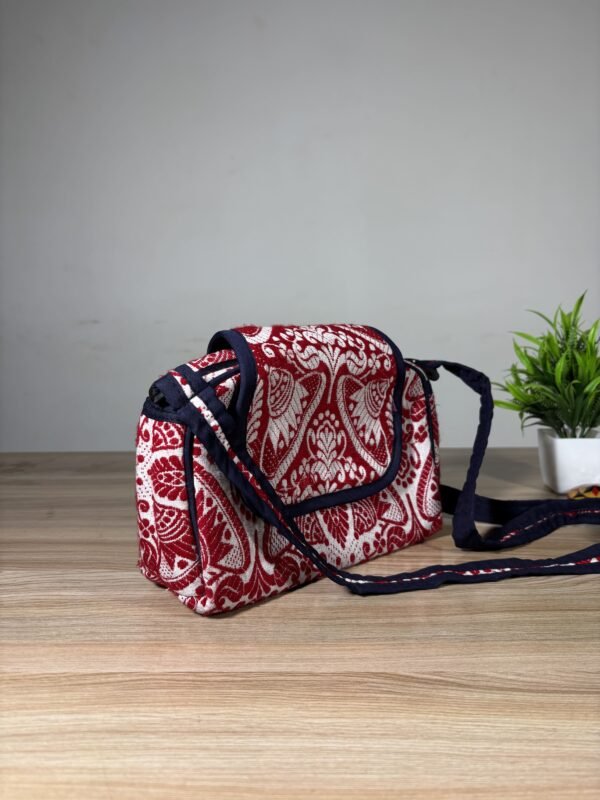 Traditional Small Side Bag - Gamosa Design &ndash; Traditional NorthEast