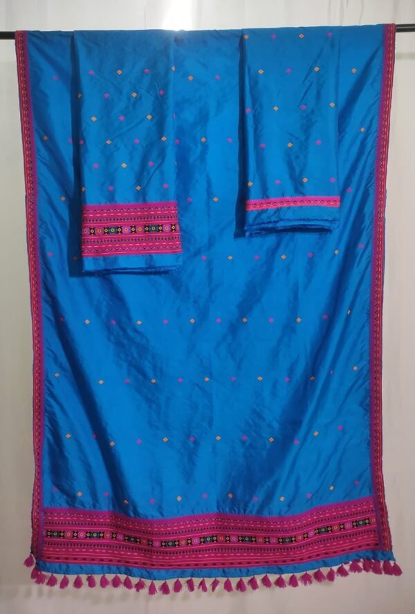 Sador mekhela - Paat/ Karishma Silk - Dimasa design &ndash; Traditional NorthEast
