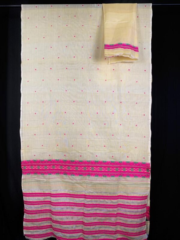 Single Sador - cotton Eri Silk - Dimasa design &ndash; Traditional NorthEast