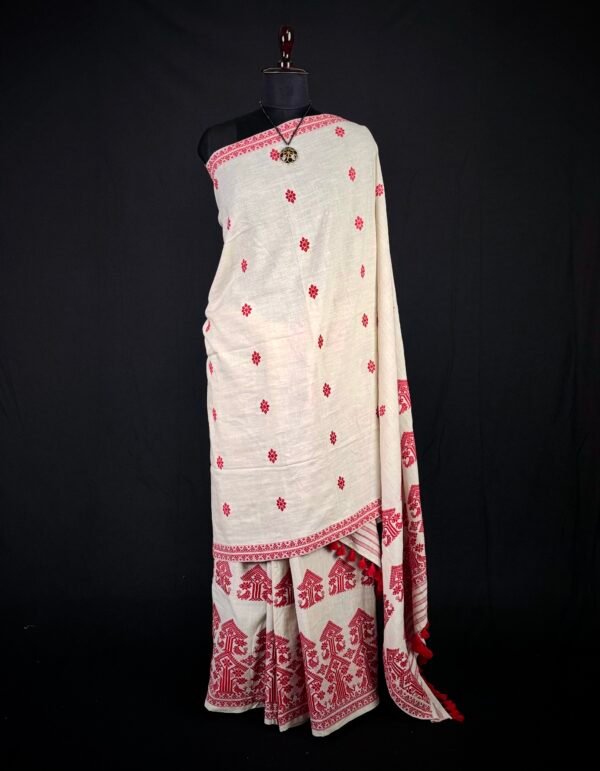 Sador Mekhela - Eri Silk - Assamese Design &ndash; Traditional NorthEast