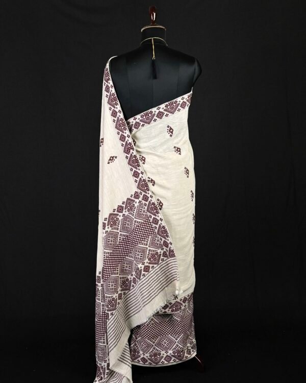 Sador Mekhela - Eri Silk - Assamese Design &ndash; Traditional NorthEast