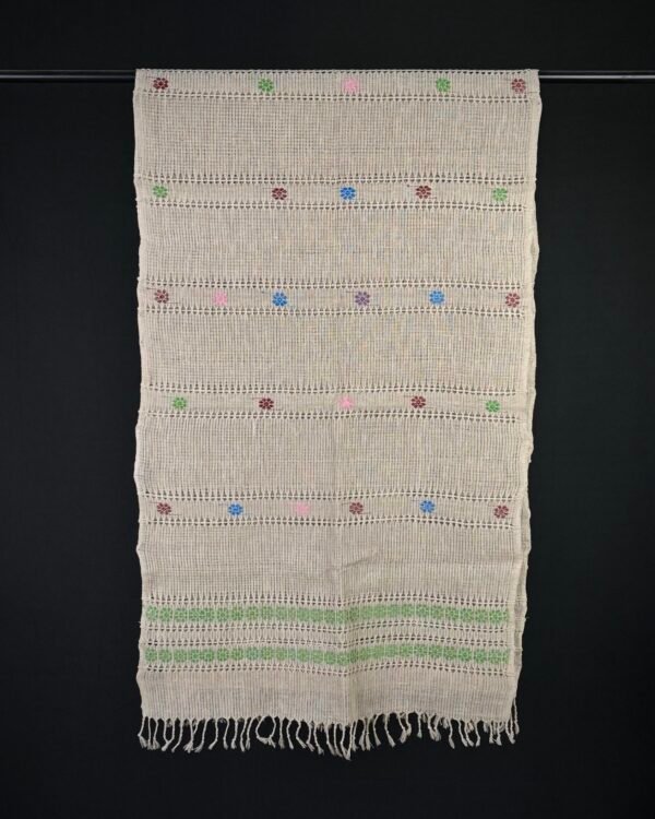 Stole - Eri Silk - Net Design &ndash; Traditional NorthEast